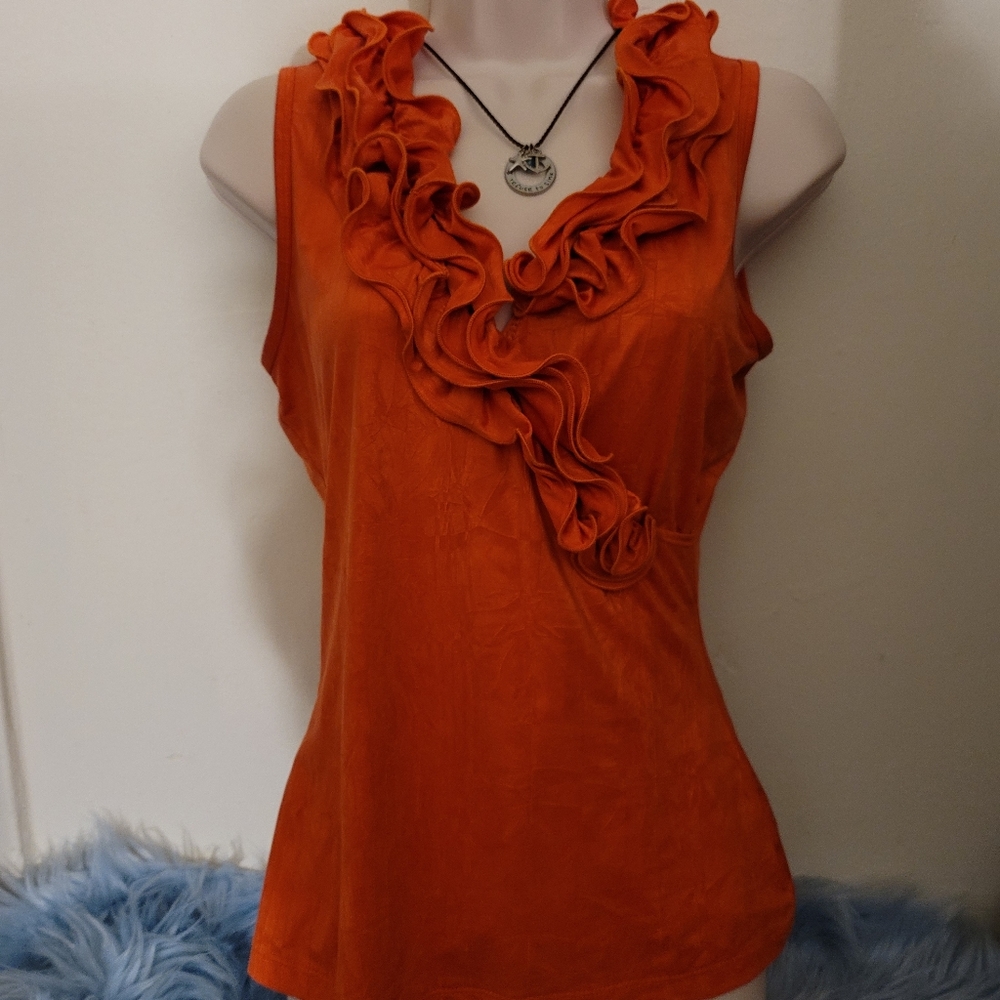 BWear Ruffle Blouse Women's Small